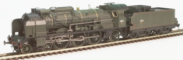 REE Modeles MB-040S - French Steam Locomotive Class 231 of the SNCF CLERMONT (DCC Sound Decoder + Steam)